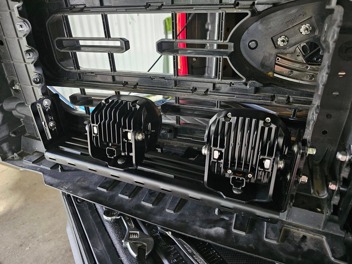 F150 Behind The Grille Lighting Bracket Kit